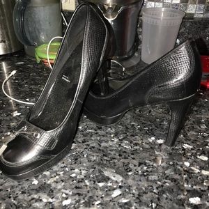 Sexy platform high heels.